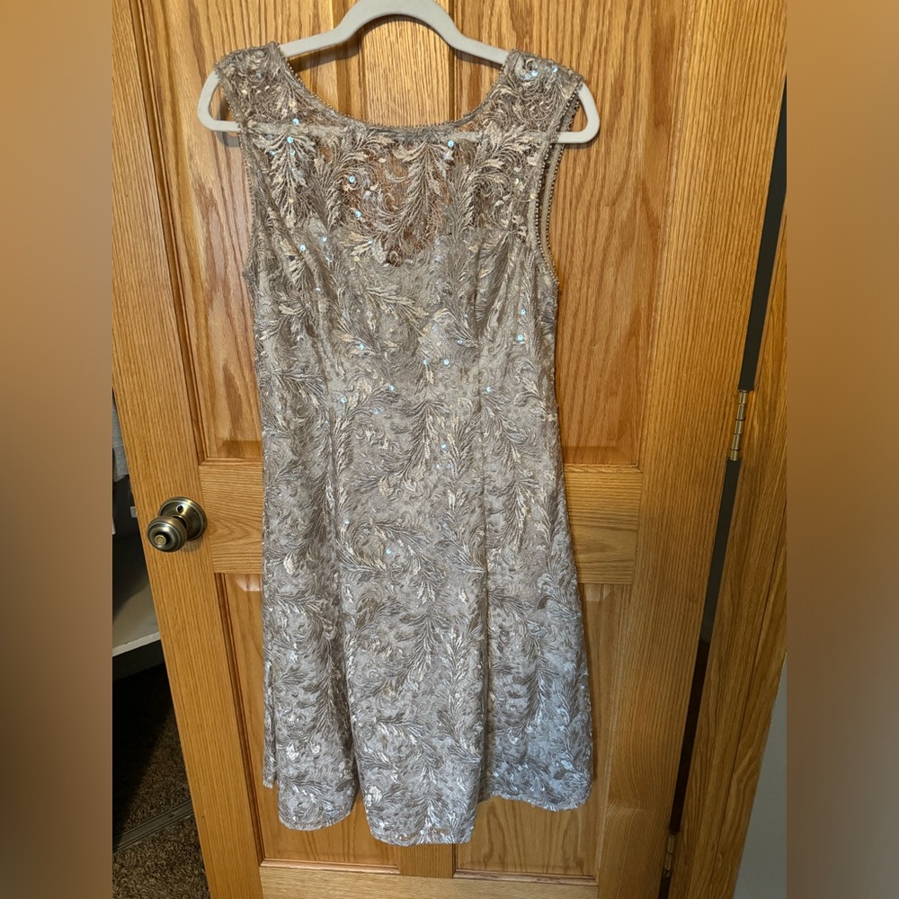 Macy’s Adrianna Papelle Homecoming Dress, size 8. Worn once. Like new condition.